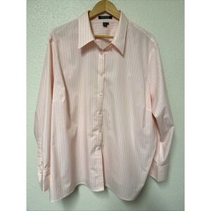 Men's Lauren Ralph Lauren Dress Shirt Button Down Barrel Cuff Monogram Stripe 3X